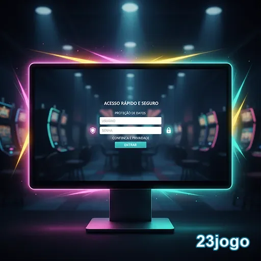 Ilustração de Explore o cassino online 23jogo: roleta, blackjack e mais