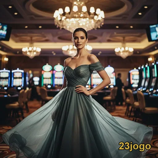 Tela do app 23jogo destacando apostas esportivas e slots.